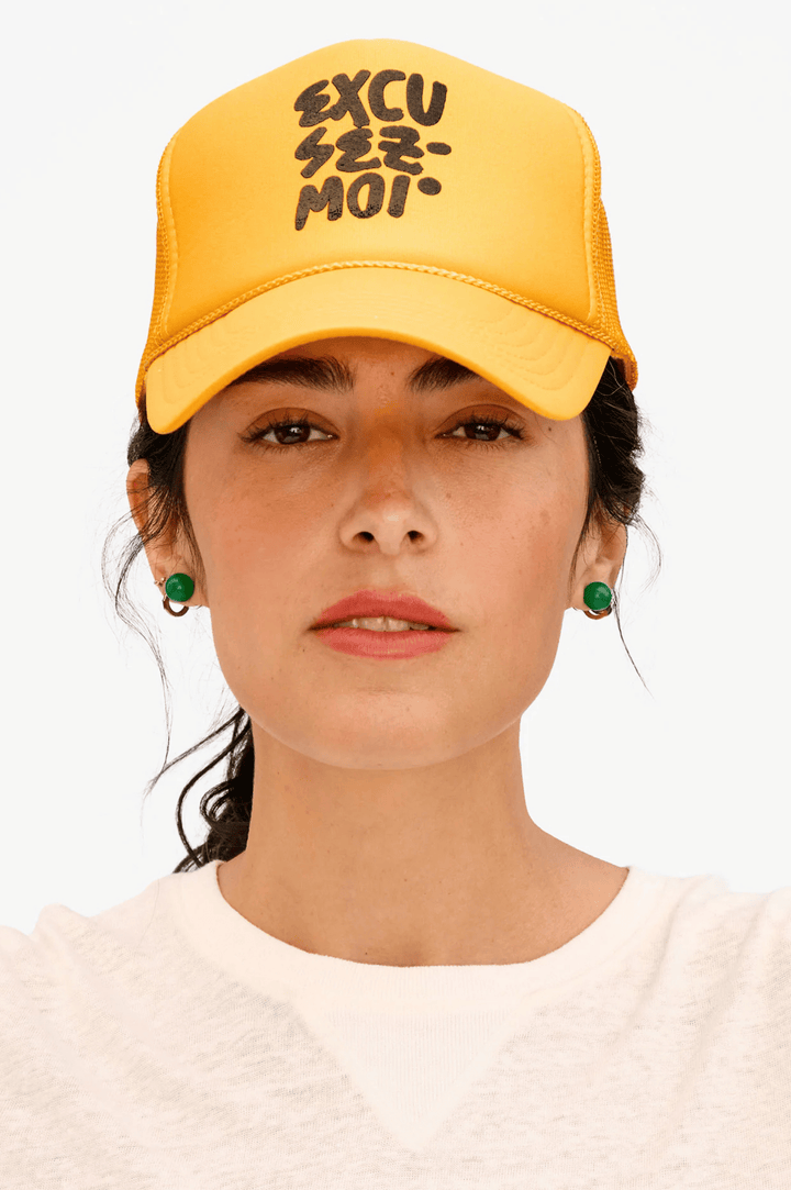 Trucker Hat Excusez Moi - Marigold