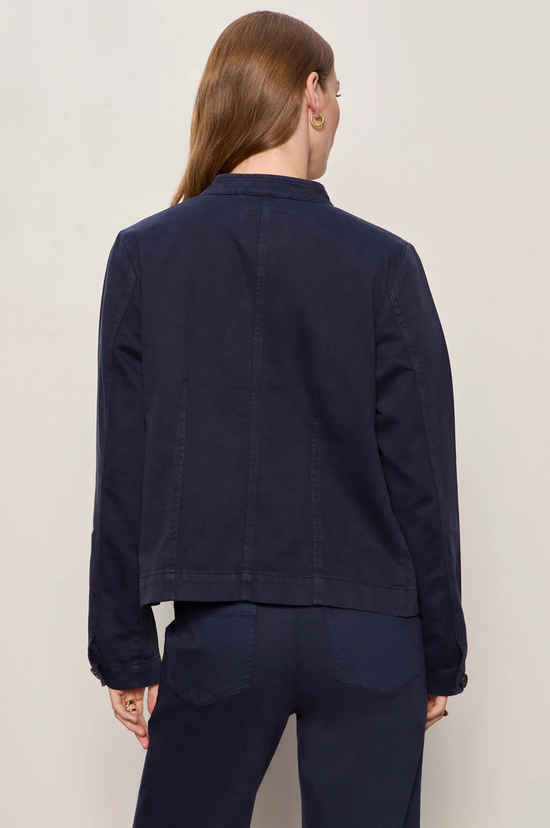Ames Military Jacket - Navy Blazer