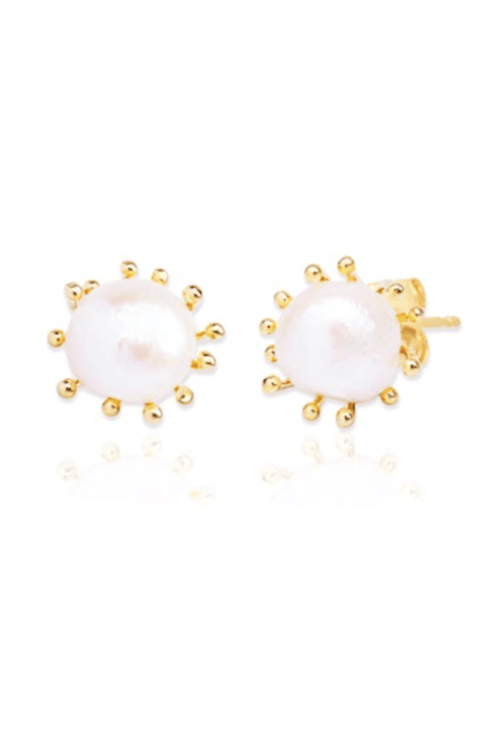 Pearl-Bloom Prong Studs
