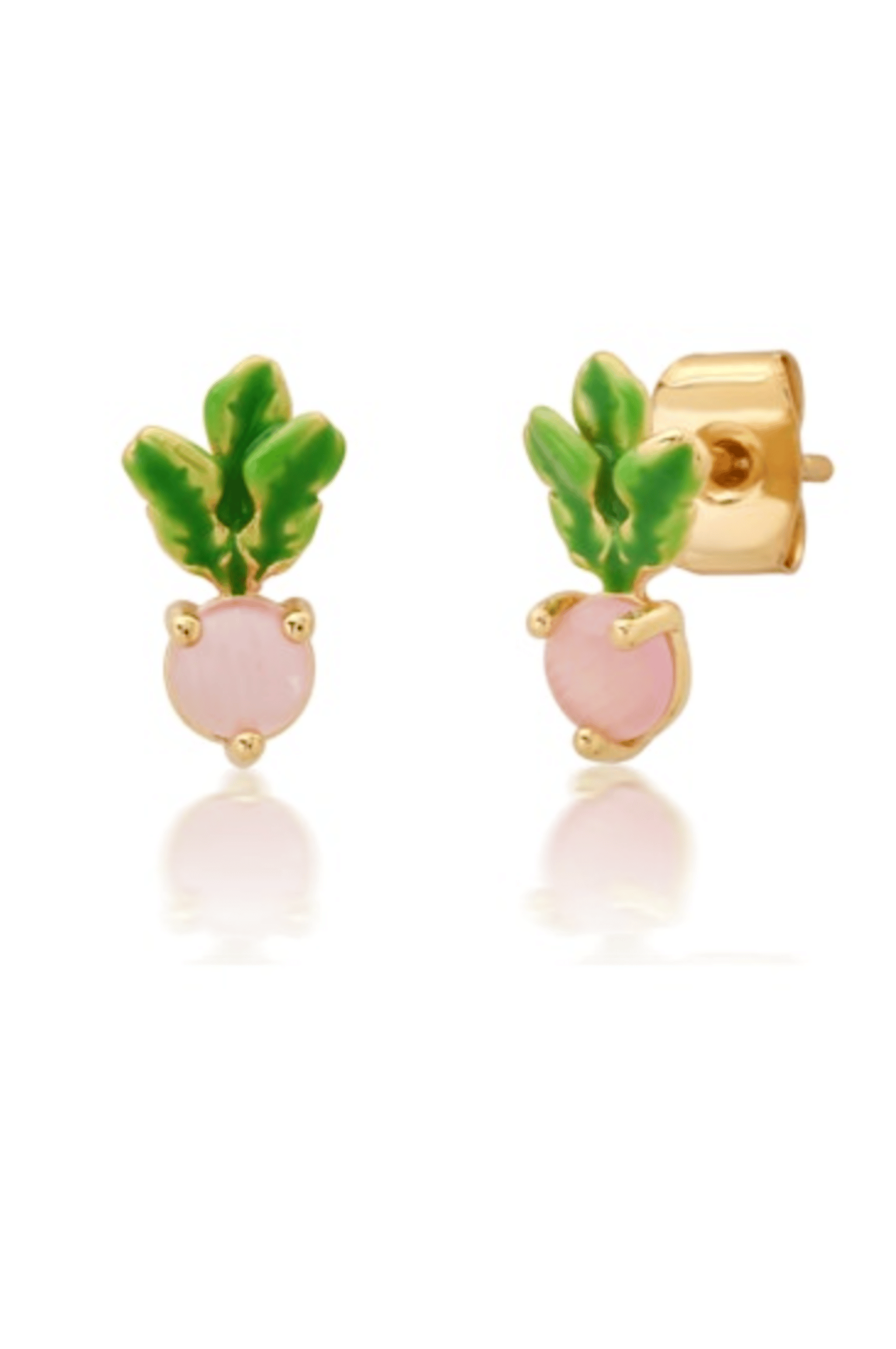 Raddish Post Earrings
