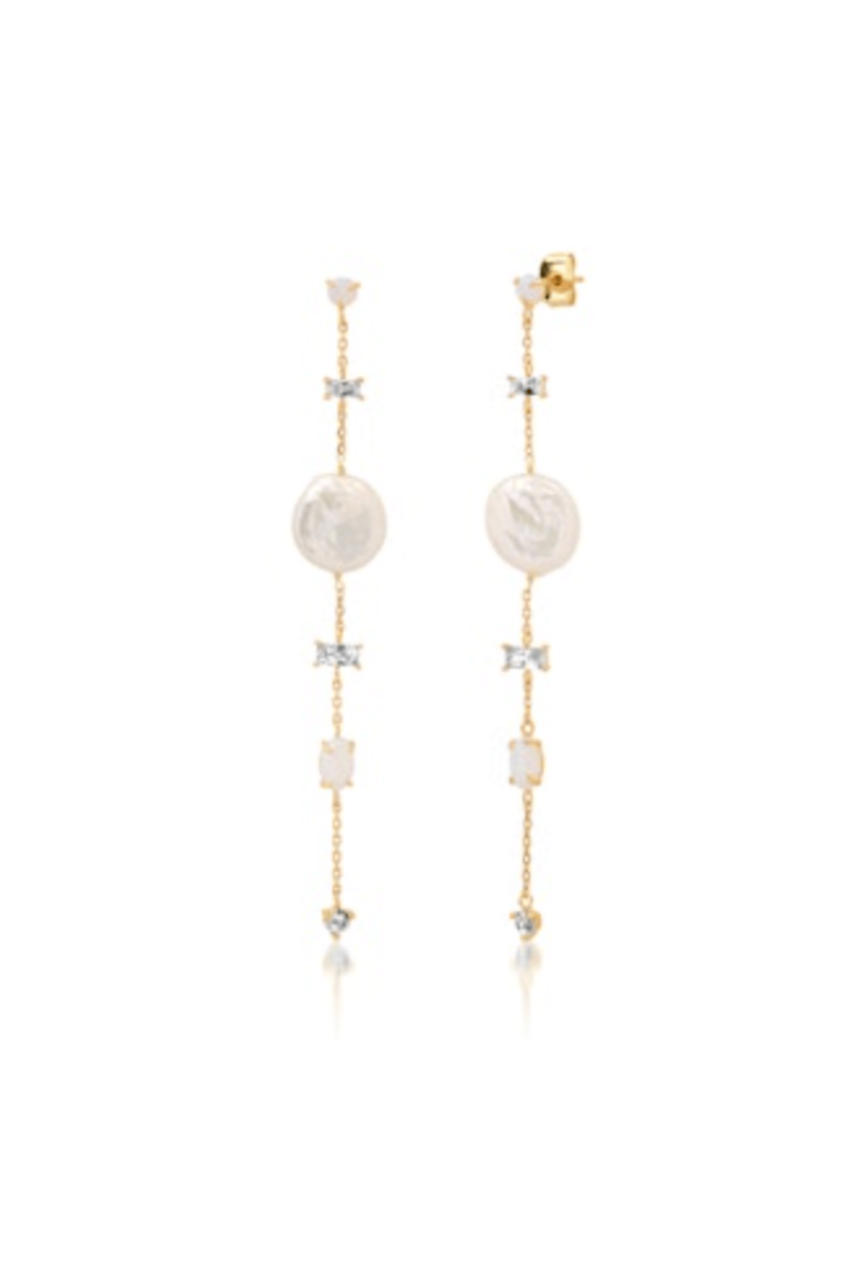 Baroque Pearl Duster Earrings