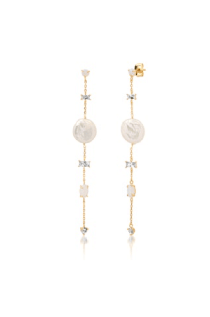 Baroque Pearl Duster Earrings