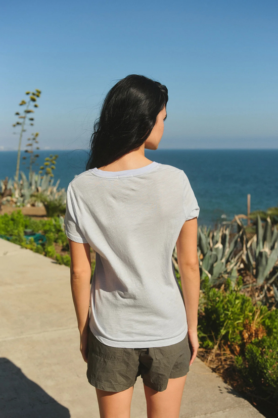 Deep V-Neck - Optic White