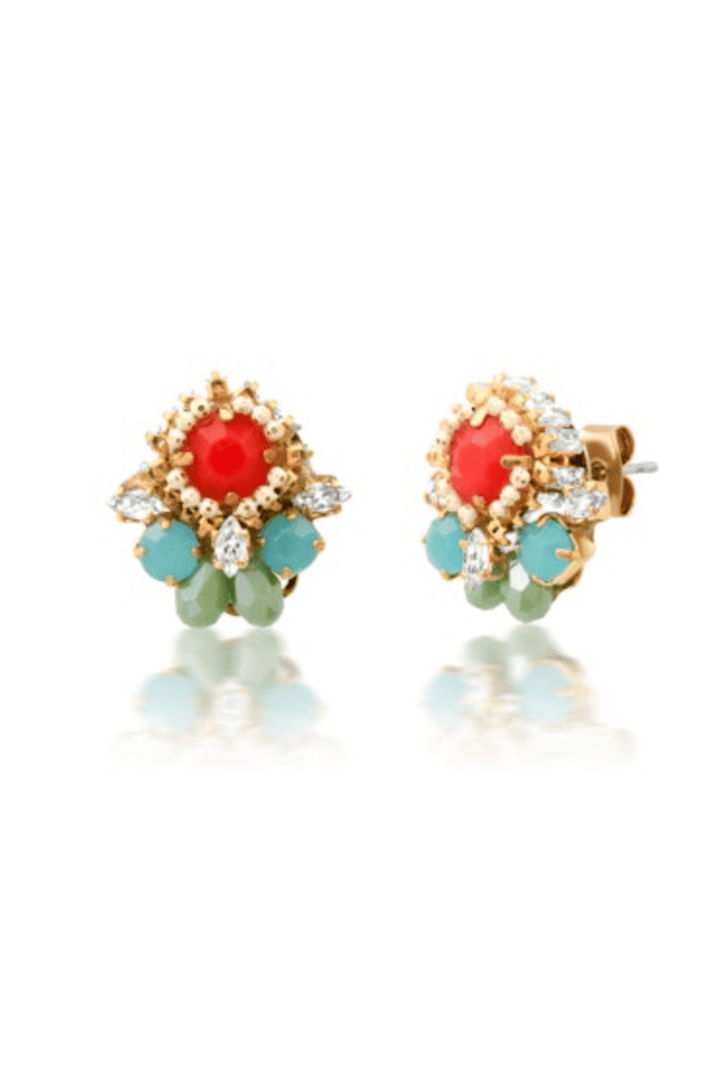 Mixed Media Opaque Stone Studs