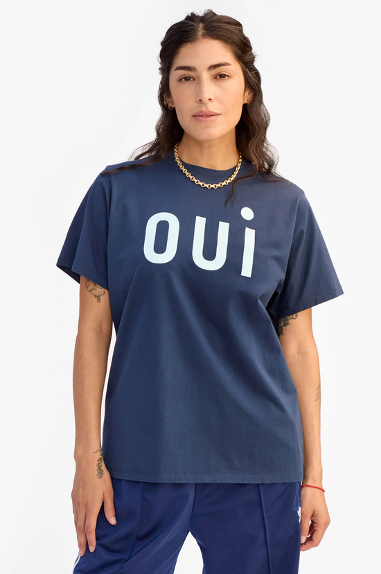 Original Tee - Oui - Navy/Sky Blue