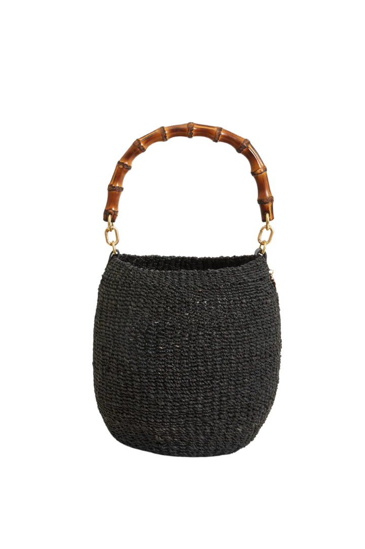 Pot De Miel W/ Bamboo Handle - Black