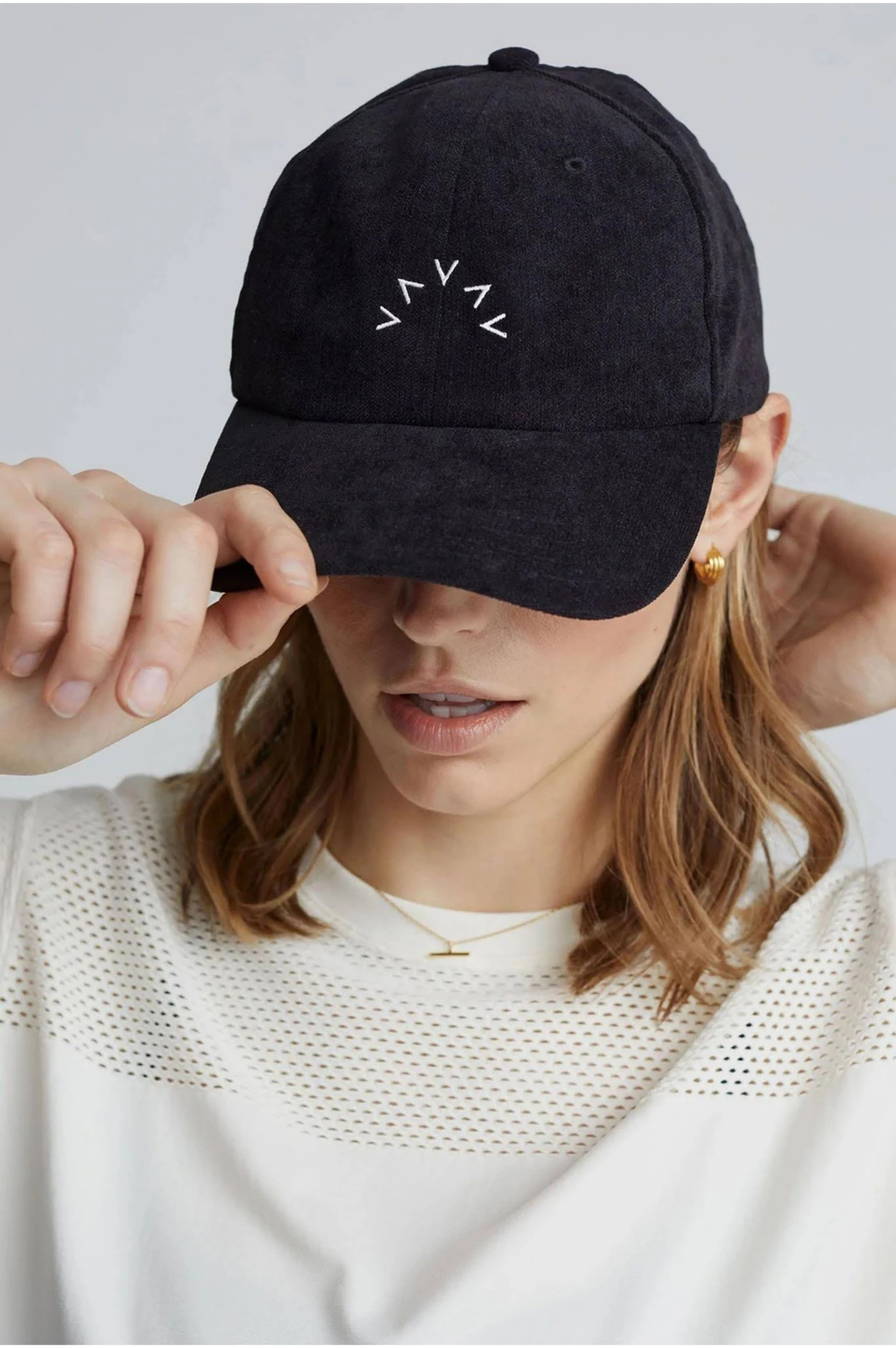 Franklin Cap - Black/Ivory
