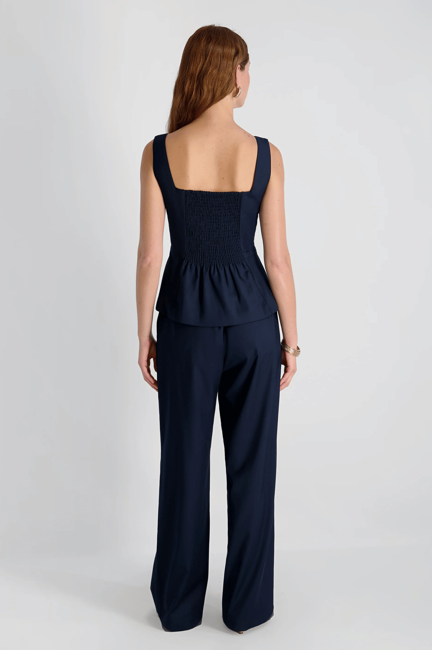 Lightweight Twill Relaxed Trouser - Marine