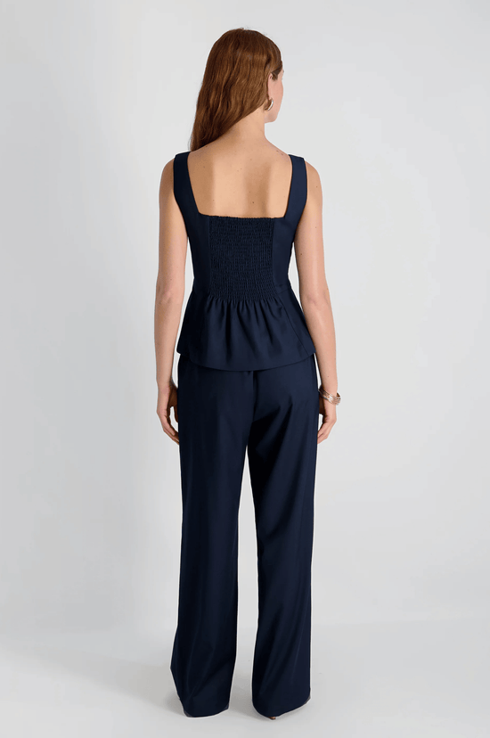 Lightweight Twill Relaxed Trouser - Marine