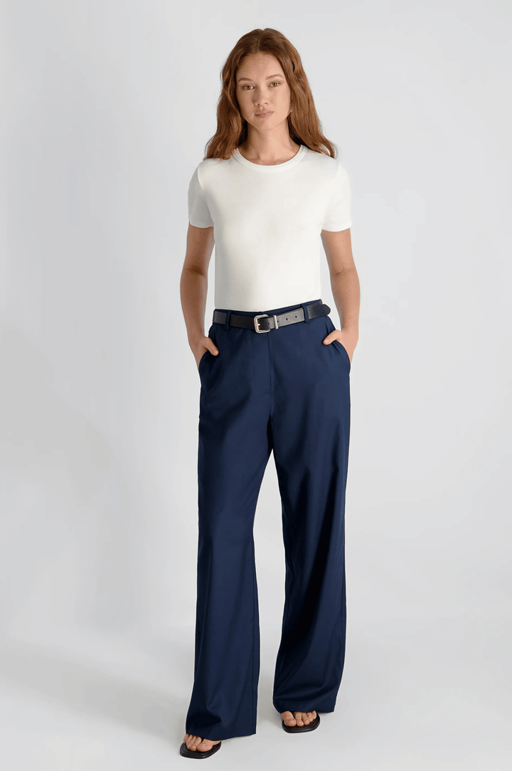 Lightweight Twill Relaxed Trouser - Marine