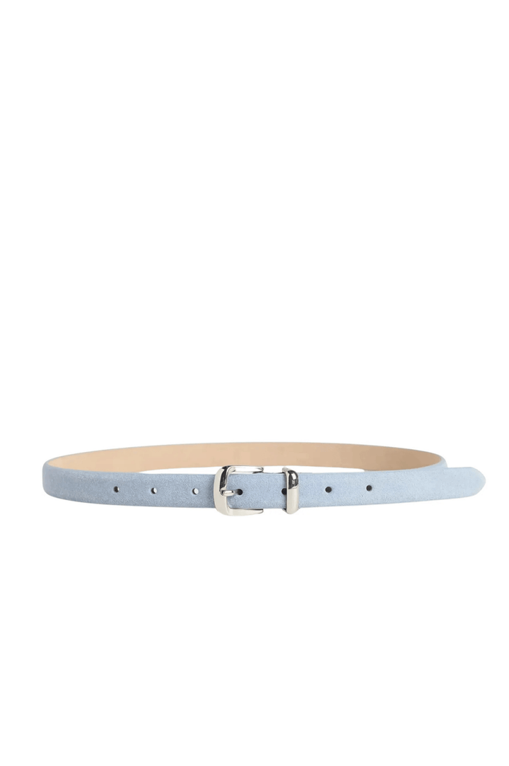 The Dottie Belt - Soft Blue/Polished