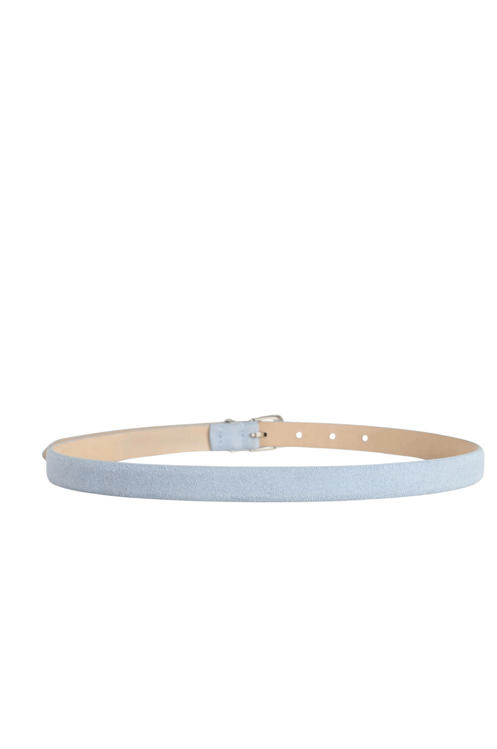 The Dottie Belt - Soft Blue/Polished