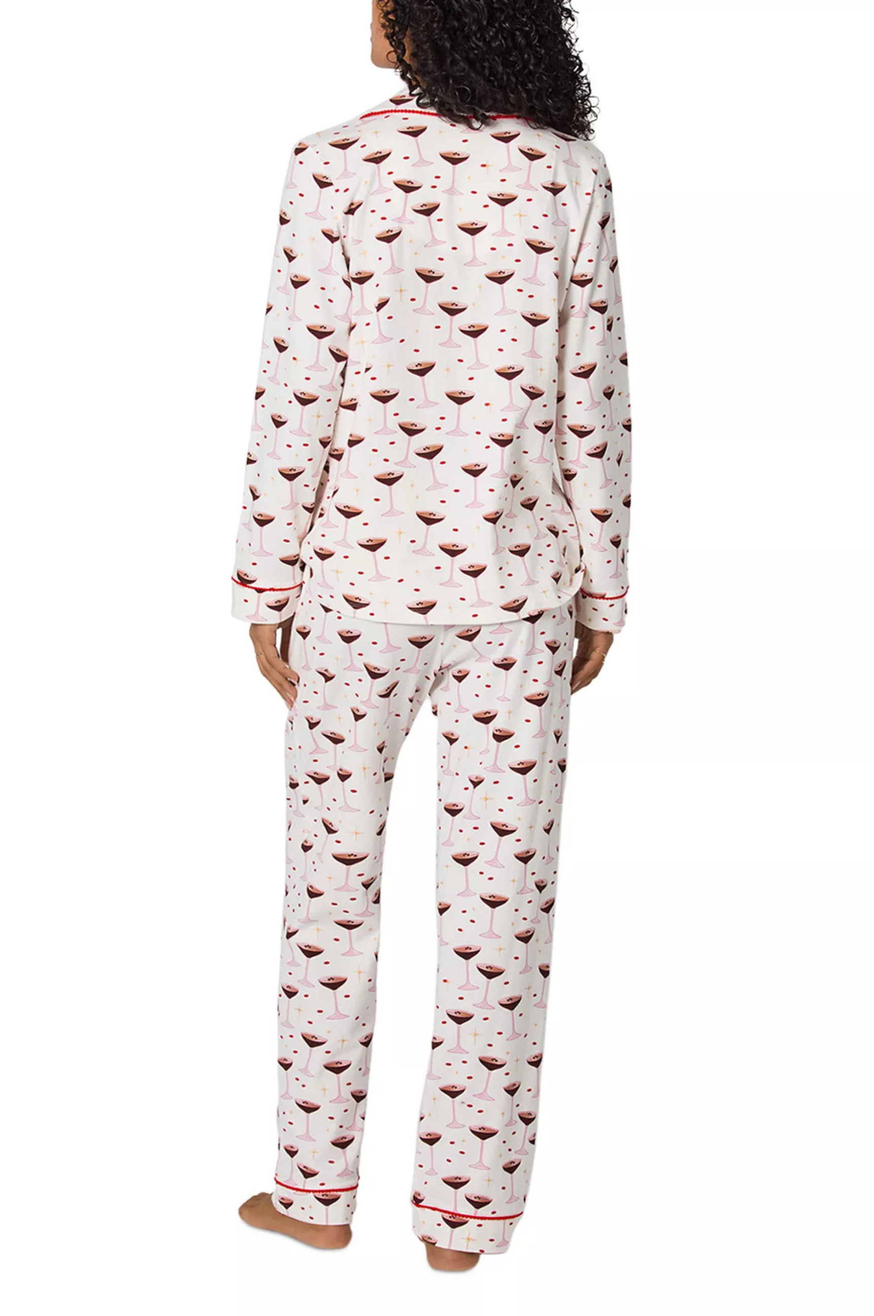 Espresso Kisses Long Sleeve PJ Set