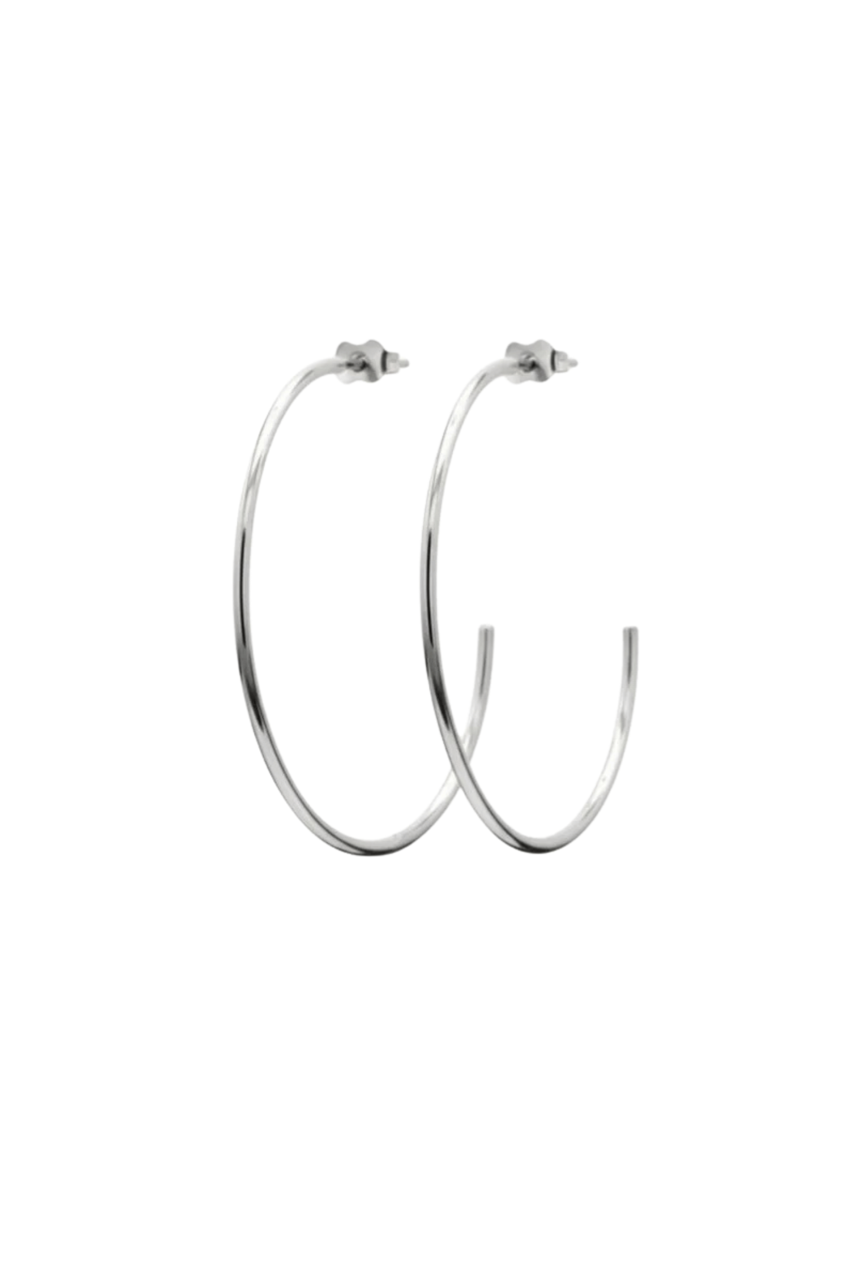 Mia Hoops - Silver