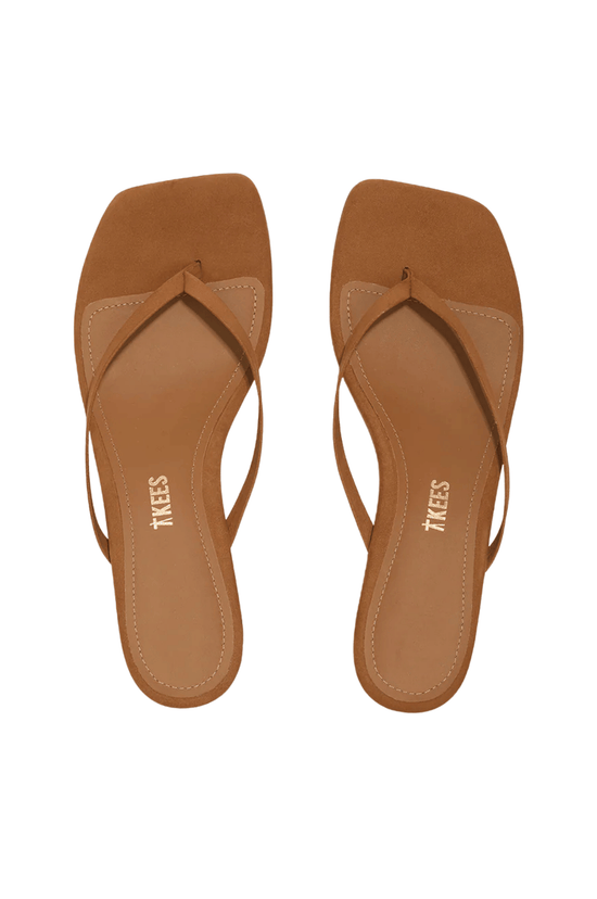Square Toe Julia Suede - Camel