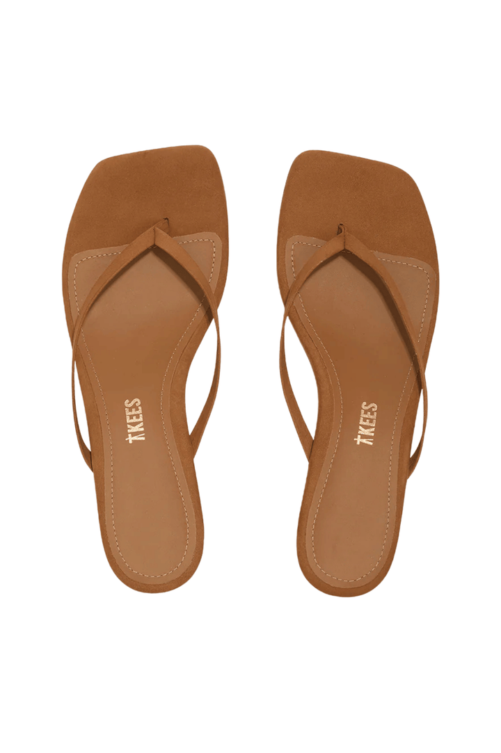 Square Toe Julia Suede - Camel