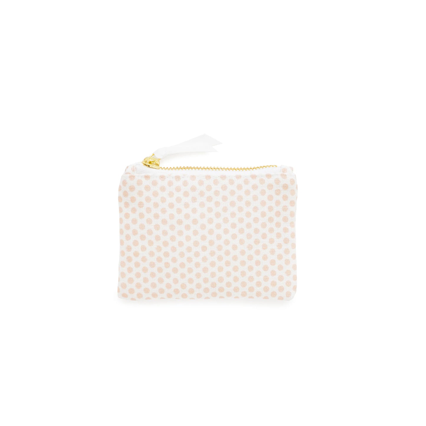 Mini Pouch - Pink Painted Dot