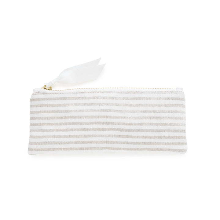 Pencil Pouch - Flax Stripe